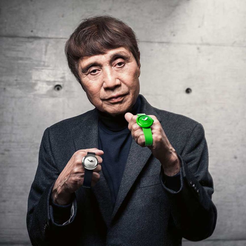 CAUNY カウニー 腕時計 メンズ CAUNY Tadao Ando CTA002 青りんご 建築家 安藤忠雄 コラボ メンズ りんご 腕時計 Large 建築 腕時計 Cauny Ando