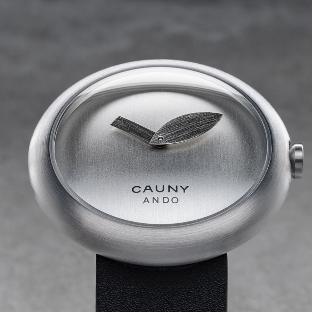 cauny 安藤忠雄コラボ 極美品 腕時計 CAUNY カウニー 腕時計 レディース CAUNY Tadao Ando CTA003 青りんご