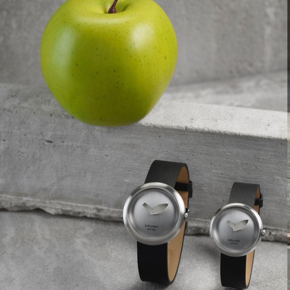 CAUNY カウニー 腕時計 レディース CAUNY Tadao Ando CTA003 青りんご 建築家 安藤忠雄 コラボ レディース りんご 腕時計 Small 建築 腕時計 Cauny Ando