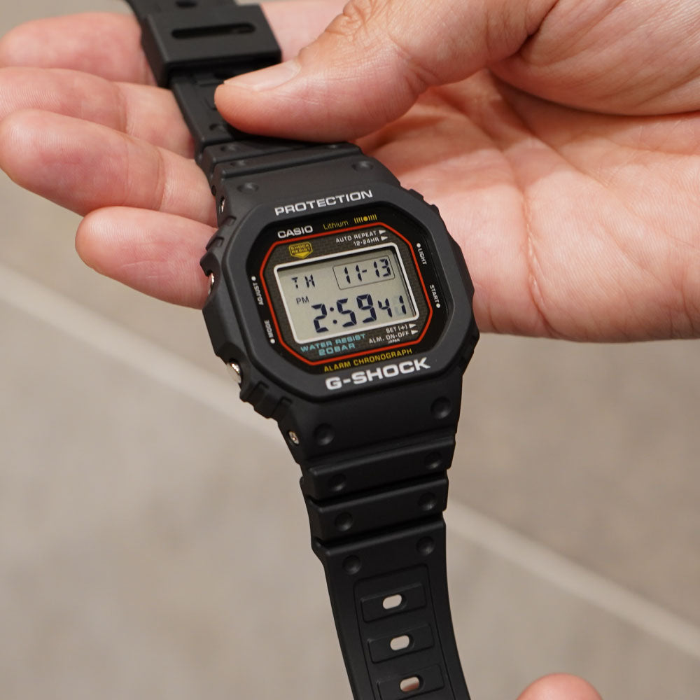 G-SHOCK DIGITAL 5000 SERIES DW-5000R-1AJF 「初代G-SHOCK 復刻モデル」ジーショック オリジン カシオ 腕時計 メンズ