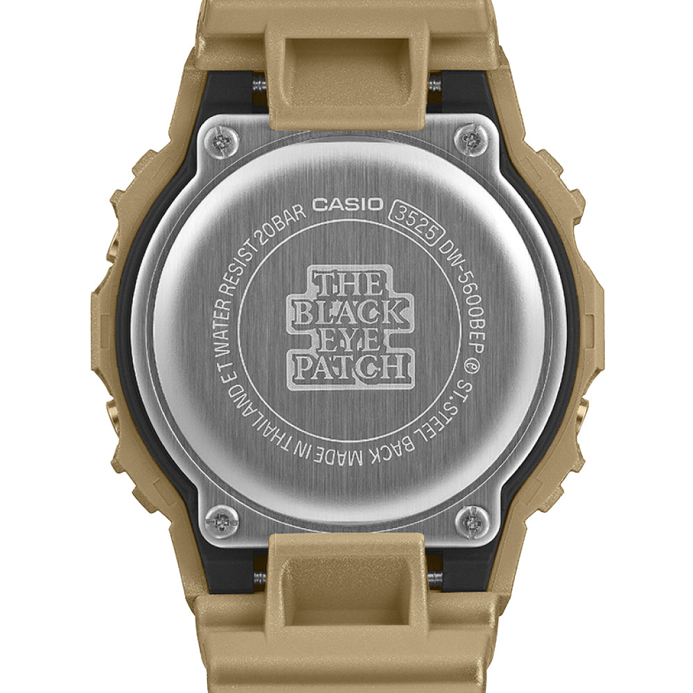＜2026年10月9日発売＞G-SHOCK DIGITAL 5600 SERIES Blackeyepatchタイアップ 第3弾 DW-5600BEP-9JR 限定モデル ジーショック 腕時計 メンズ