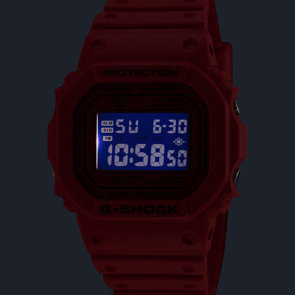 G-SHOCK ICONIC RED DW-5600RRB-4JF ジーショック メンズ 腕時計 アイコニックスタイル 2025 新作