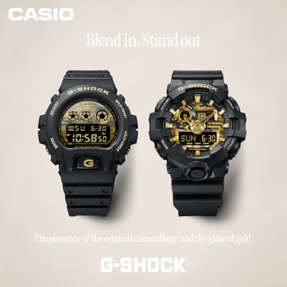 ＜2026年6月19日発売＞G-SHOCK CAMO DAIL SERIES DW-6900CF-1JF ジーショック gショック カシオ 腕時計 メンズ