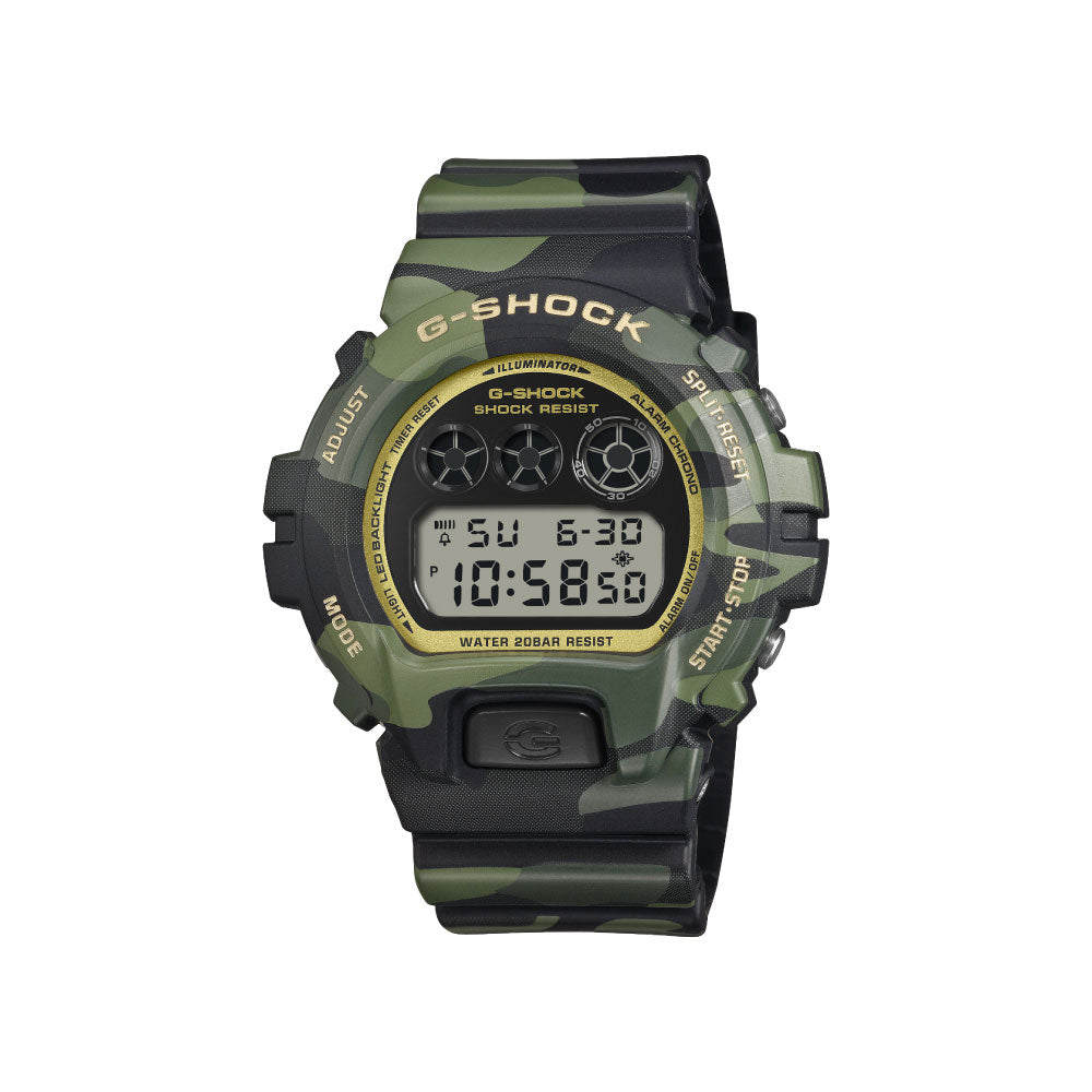 ＜2026年6月19日発売＞G-SHOCK DIGITAL 6900 SERIES CAMO & GOLD DW-6900CMG-3JF ジーショック gショック カシオ 腕時計 メンズ