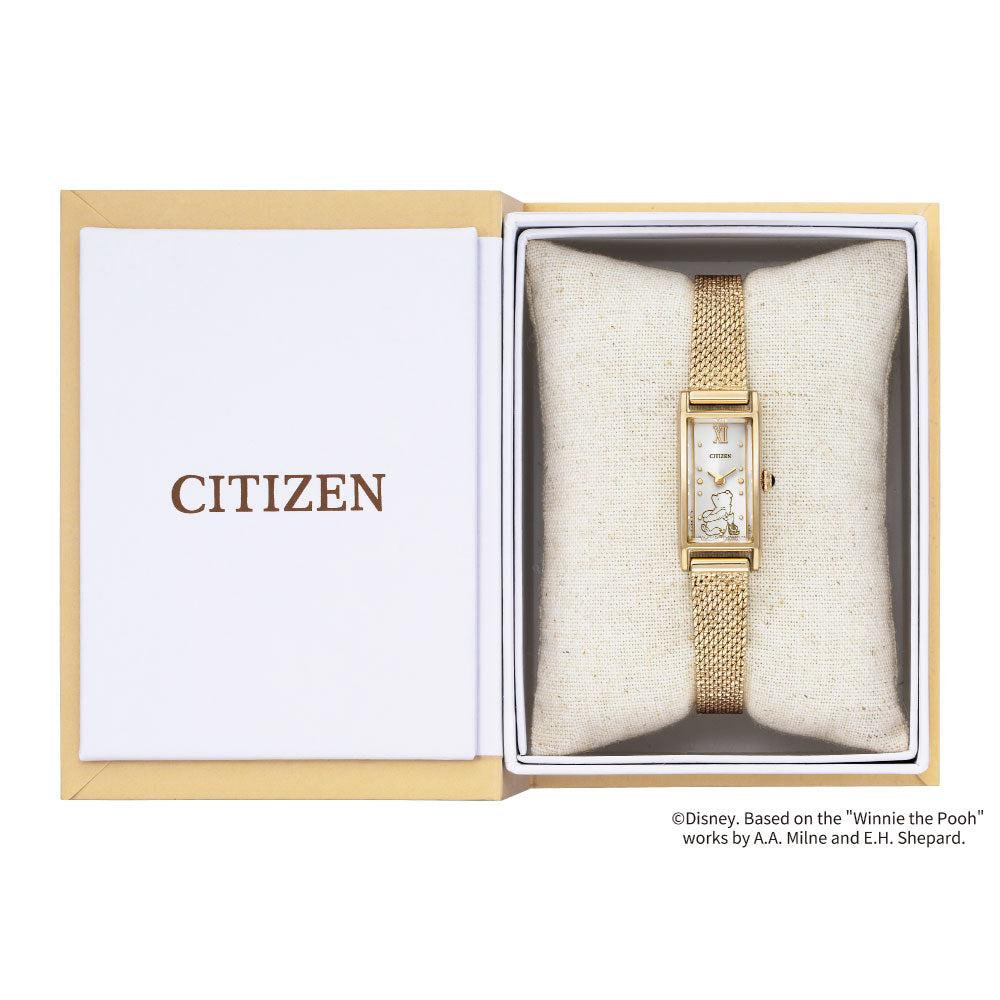 ＜2026年6月11日発売＞CITIZEN Kii: EG7042-44W 『くまのプーさん』 原作デビュー100周年を記念したモデル 限定モデル シチズン キー 腕時計 レディース シチズン ディズニーコレクション