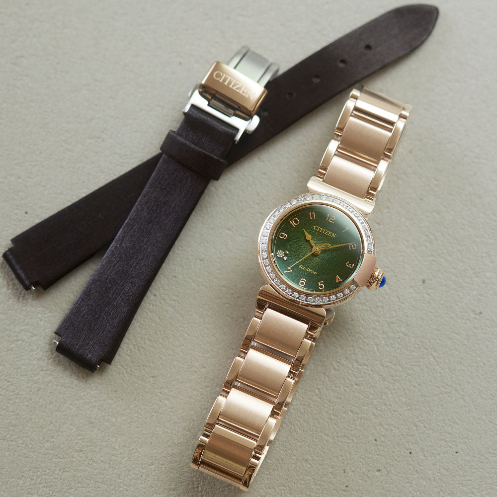 CITIZEN L ROUND Collection EM1123-62X シチズン エル すずらん 腕時計 レディース 2way 替えバンド 替えベルト