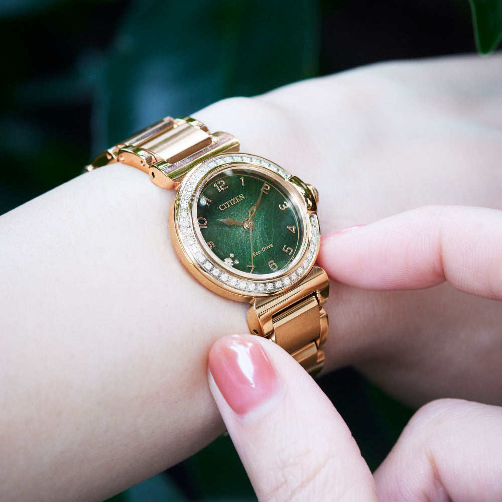 CITIZEN L ROUND Collection EM1123-62X シチズン エル すずらん 腕時計 レディース 2way 替えバンド 替えベルト