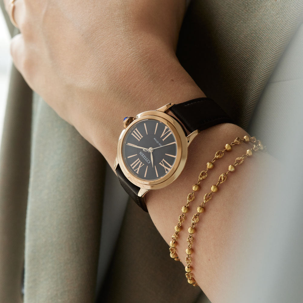 CITIZEN L ROUND Collection EM1163-09X シチズン エル 腕時計 レディース