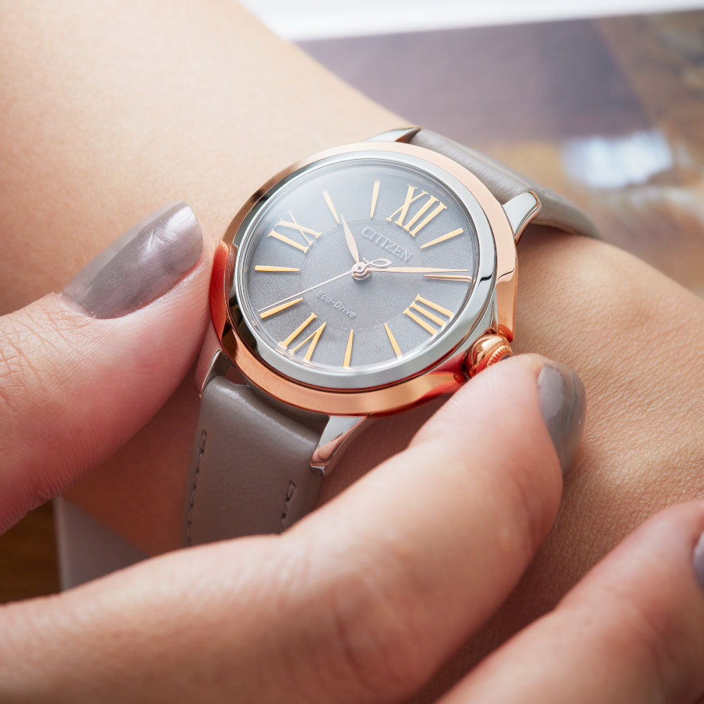 CITIZEN L ROUND Collection EM1166-01Z シチズン エル 腕時計 レディース