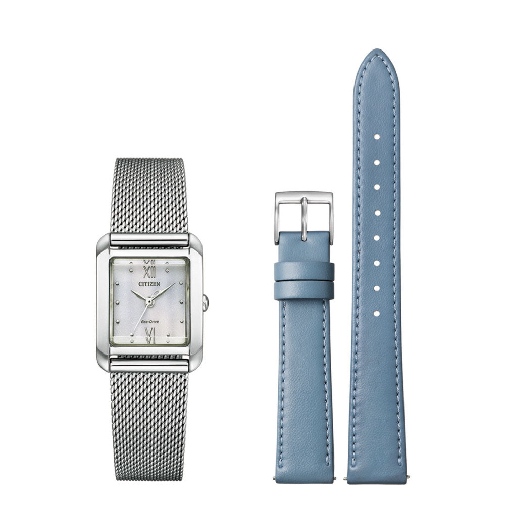 CITIZEN L SQUARE Collection EW5590-62A シチズン エル 腕時計 レディース 2way 替えベルト 替えバンド