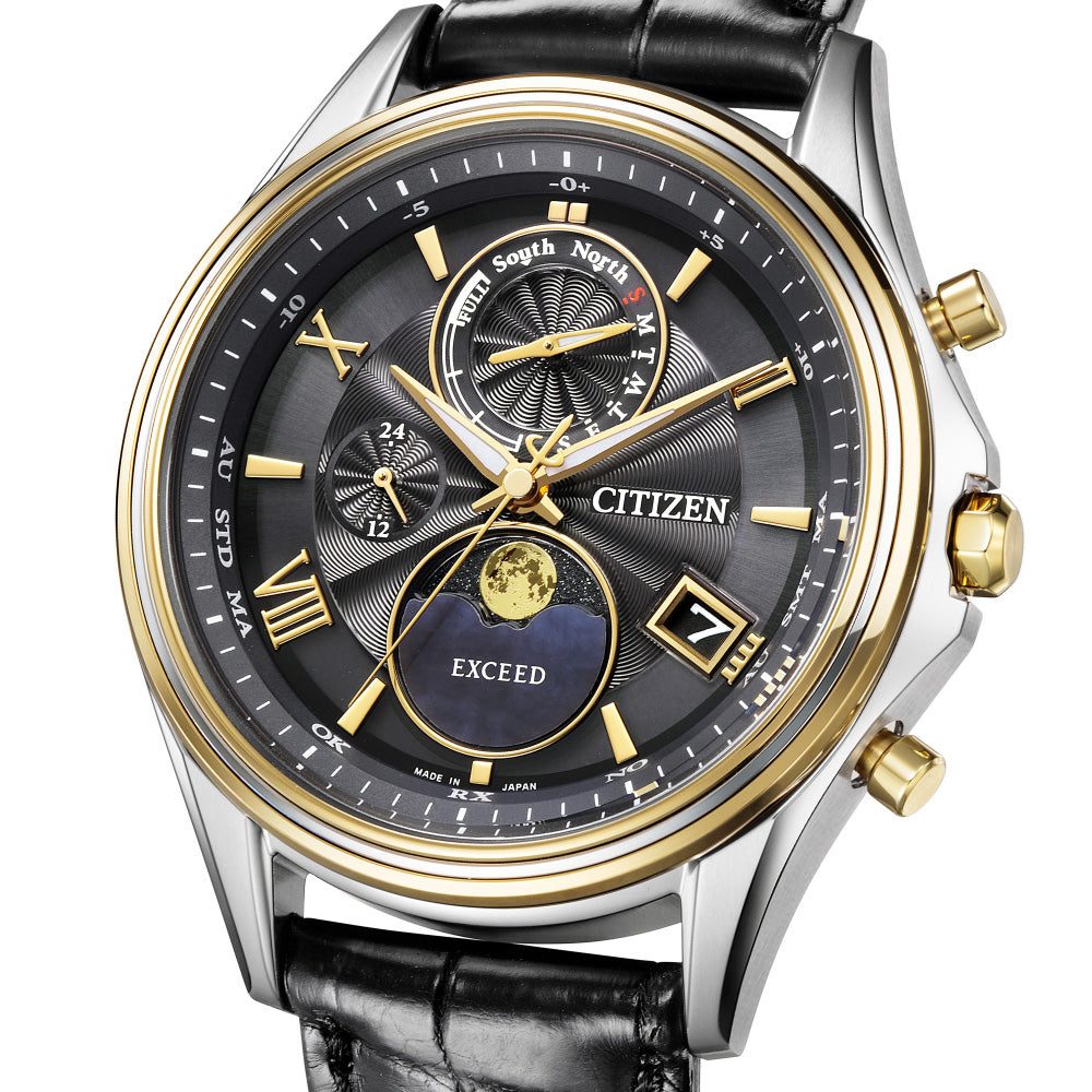 ＜2026年8月6日発売＞CITIZEN EXCEED 「中秋の名月」 BY1025-17E 限定モデル400本 シチズン エクシード 腕時計 メンズ
