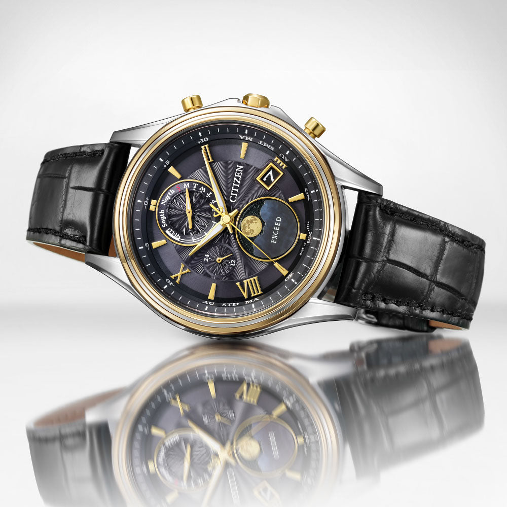 ＜2026年8月6日発売＞CITIZEN EXCEED 「中秋の名月」 BY1025-17E 限定モデル400本 シチズン エクシード 腕時計 メンズ