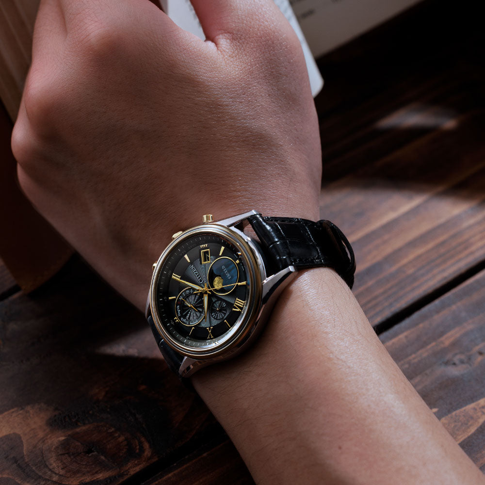 ＜2026年8月6日発売＞CITIZEN EXCEED 「中秋の名月」 BY1025-17E 限定モデル400本 シチズン エクシード 腕時計 メンズ