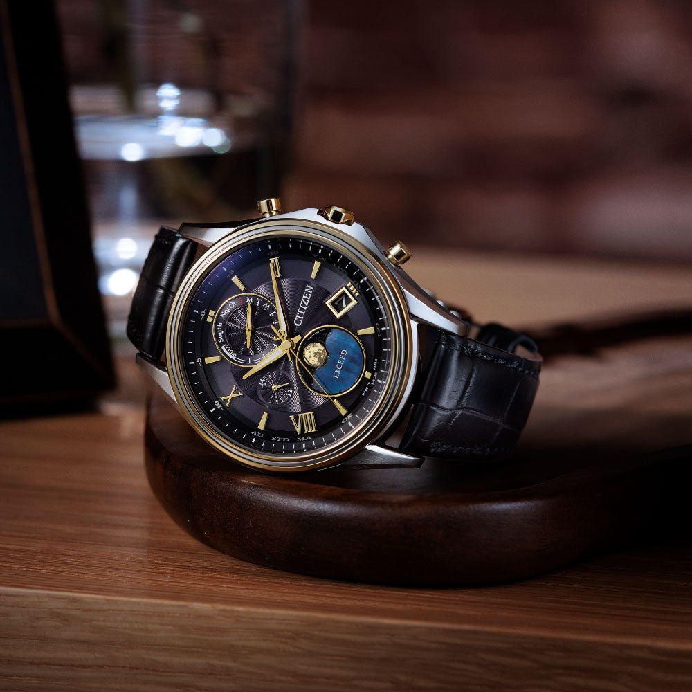 ＜2026年8月6日発売＞CITIZEN EXCEED 「中秋の名月」 BY1025-17E 限定モデル400本 シチズン エクシード 腕時計 メンズ