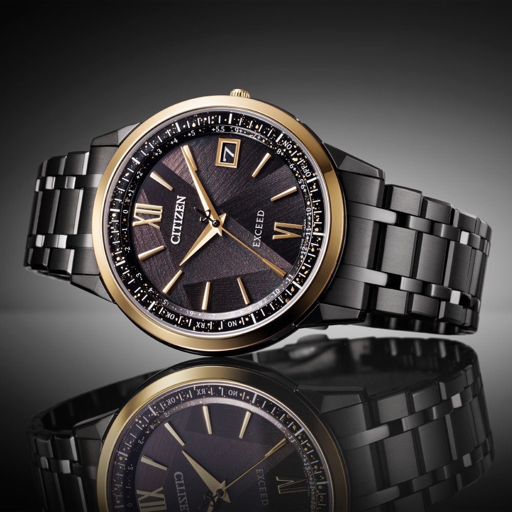 CITIZEN EXCEED CB1147-61E LIGHT in BLACK Eco-Drive 50th Anniversary Edition 限定モデル500本 シチズン エクシード 腕時計 メンズ