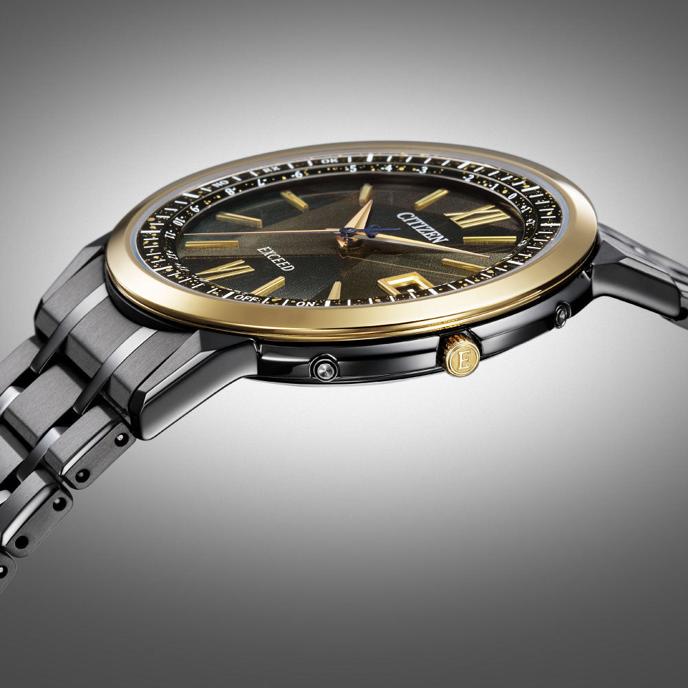 CITIZEN EXCEED CB1147-61E LIGHT in BLACK Eco-Drive 50th