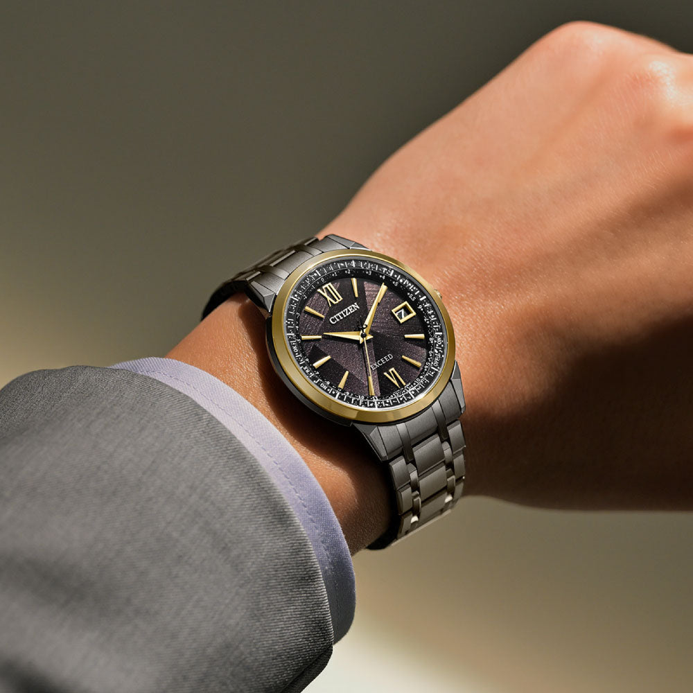 CITIZEN EXCEED CB1147-61E LIGHT in BLACK Eco-Drive 50th Anniversary Edition 限定モデル500本 シチズン エクシード 腕時計 メンズ