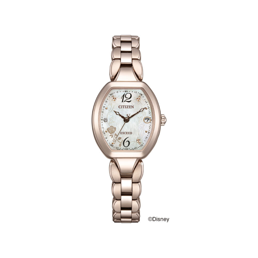 ＜2026年8月6日発売＞CITIZEN EXCEED Disney Collection 『美女と野獣』 ES9486-50N 限定モデル シチズン エクシード ディズニー 腕時計 レディース