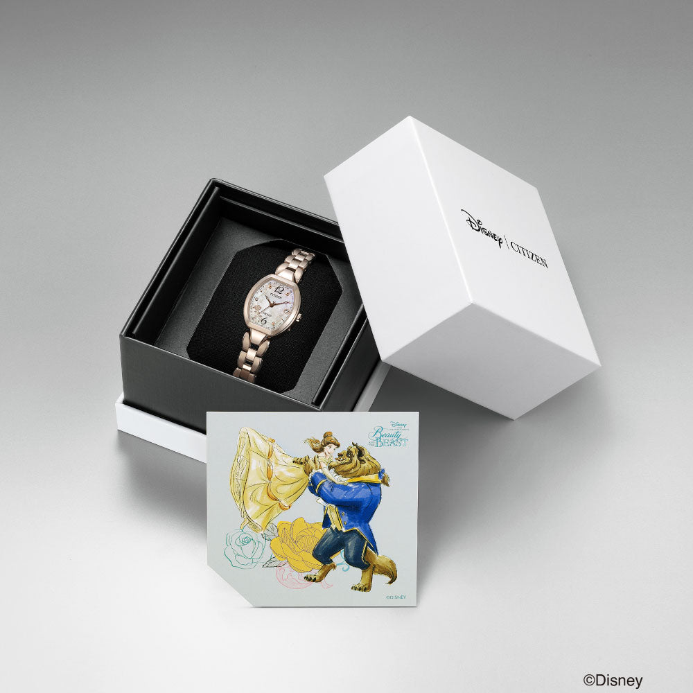 ＜2026年8月6日発売＞CITIZEN EXCEED Disney Collection 『美女と野獣』 ES9486-50N 限定モデル シチズン エクシード ディズニー 腕時計 レディース