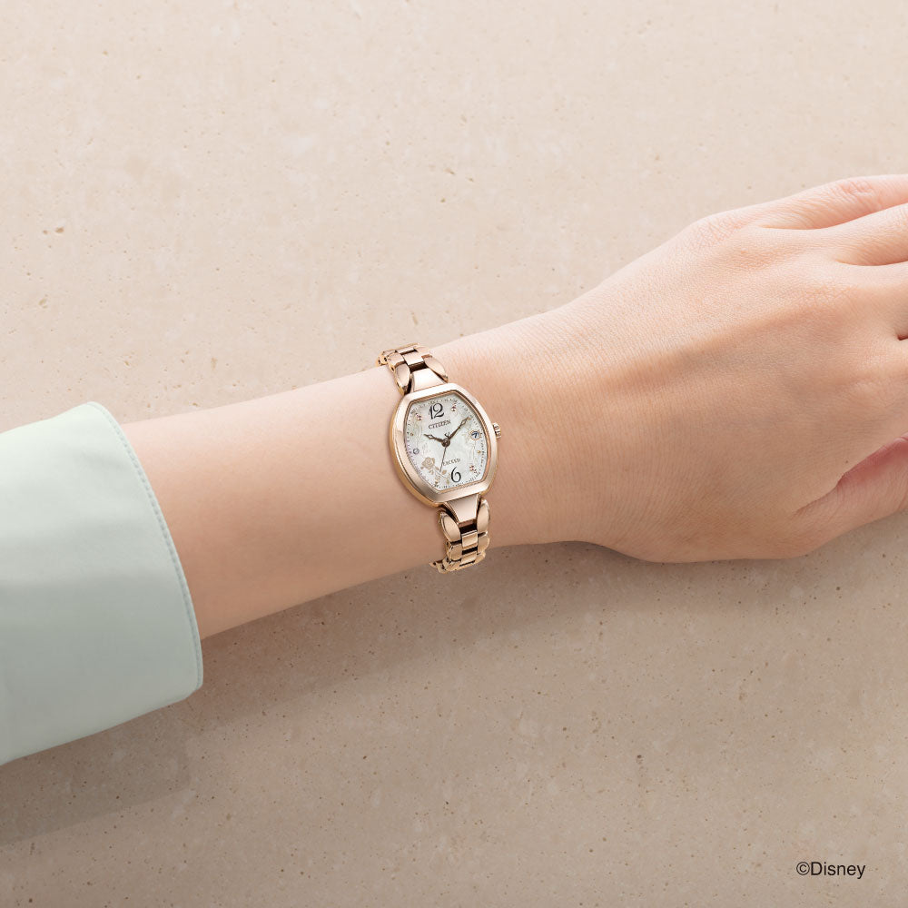 ＜2026年8月6日発売＞CITIZEN EXCEED Disney Collection 『美女と野獣』 ES9486-50N 限定モデル シチズン エクシード ディズニー 腕時計 レディース