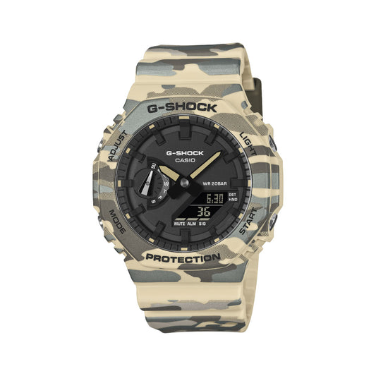 G-SHOCK ANALOG-DIGITAL 2100 Series GA-2100CM-5AJF Original Camoflage