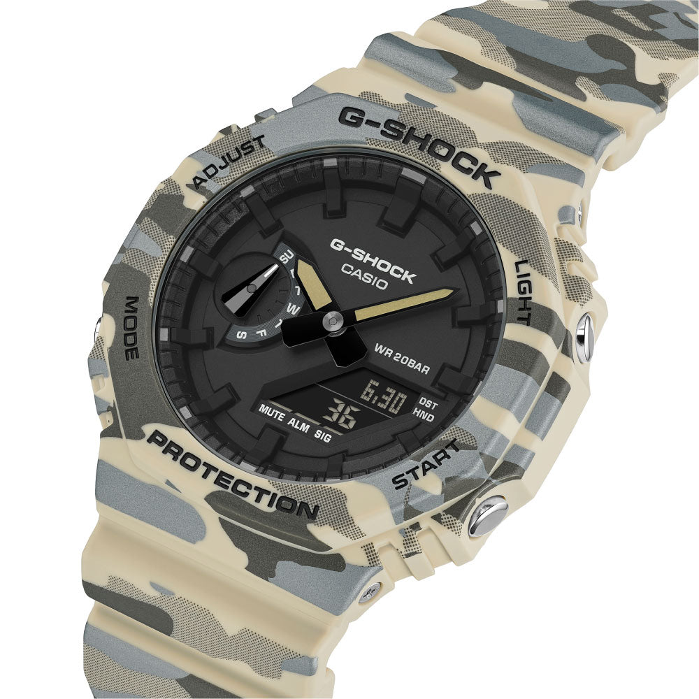 G-SHOCK ANALOG-DIGITAL 2100 Series GA-2100CM-5AJF Original Camoflage