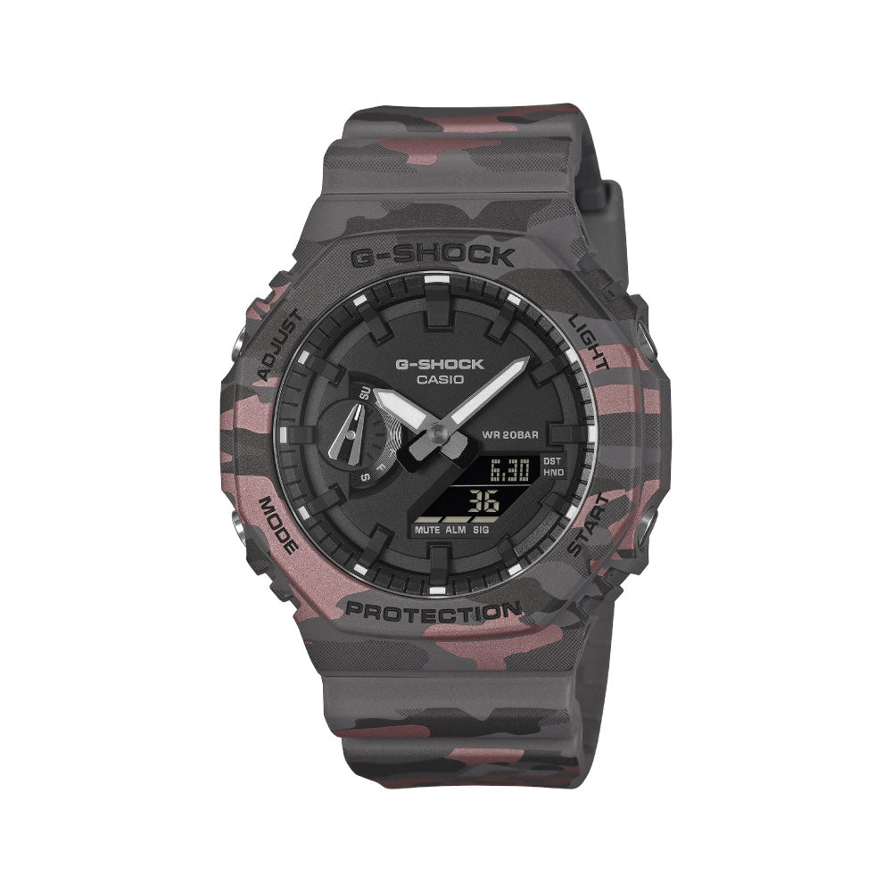 G-SHOCK ANALOG-DIGITAL 2100 Series GA-2100CM-8AJF Original Camoflage