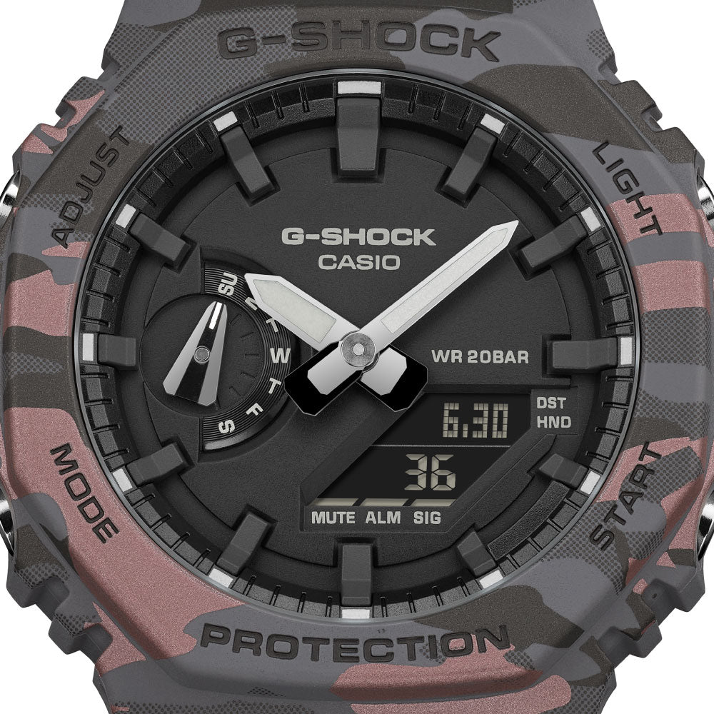 G-SHOCK ANALOG-DIGITAL 2100 Series GA-2100CM-8AJF Original Camoflage