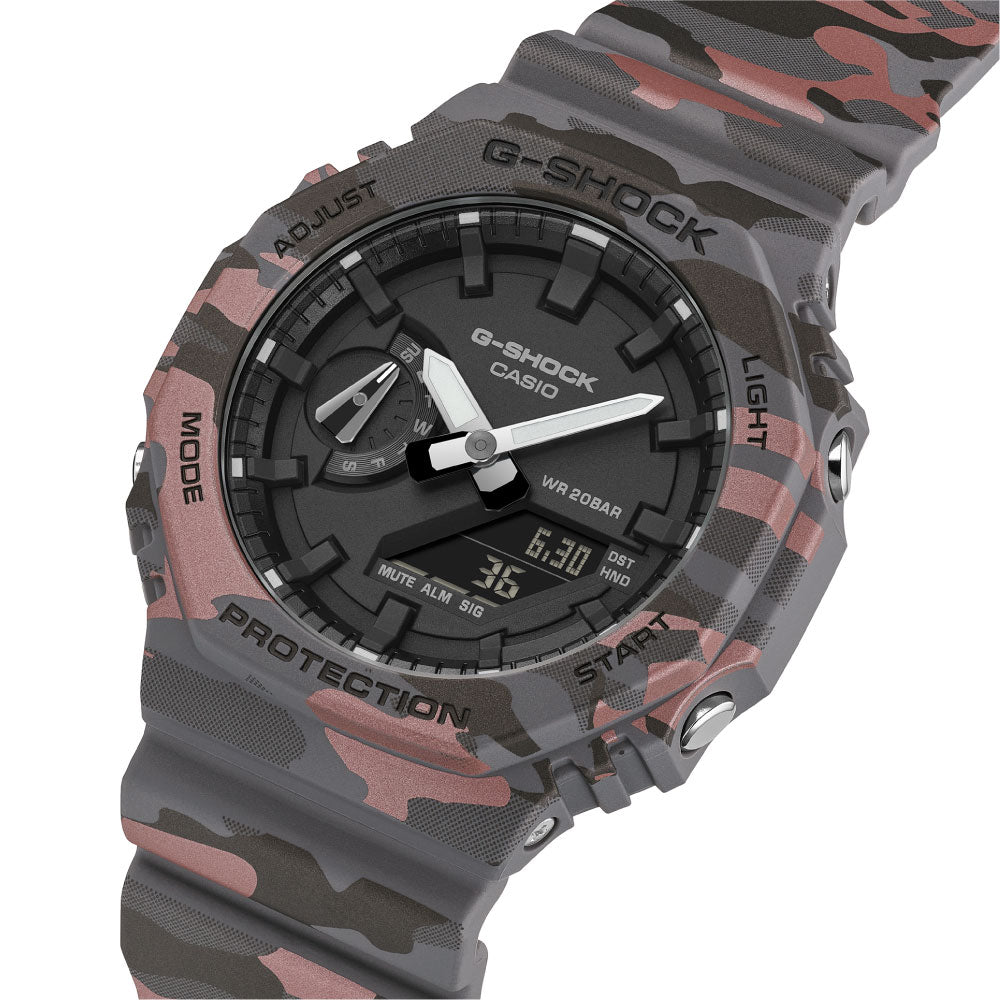 G-SHOCK ANALOG-DIGITAL 2100 Series GA-2100CM-8AJF Original Camoflage