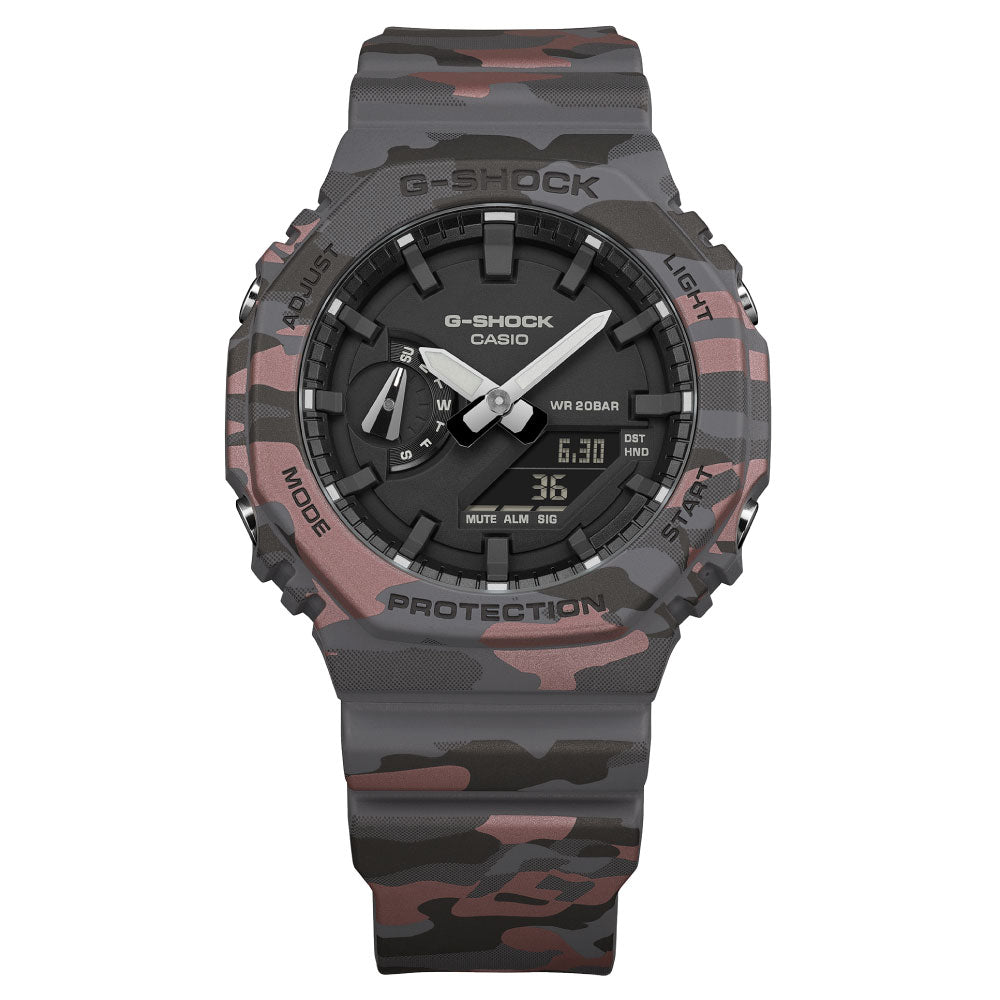 G-SHOCK ANALOG-DIGITAL 2100 Series GA-2100CM-8AJF Original Camoflage