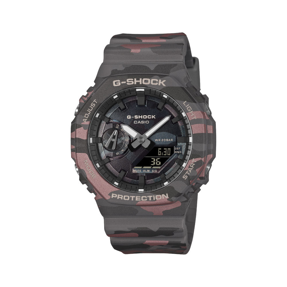 G-SHOCK ANALOG-DIGITAL 2100 Series GA-2100CMD-8AJF Original Camoflage