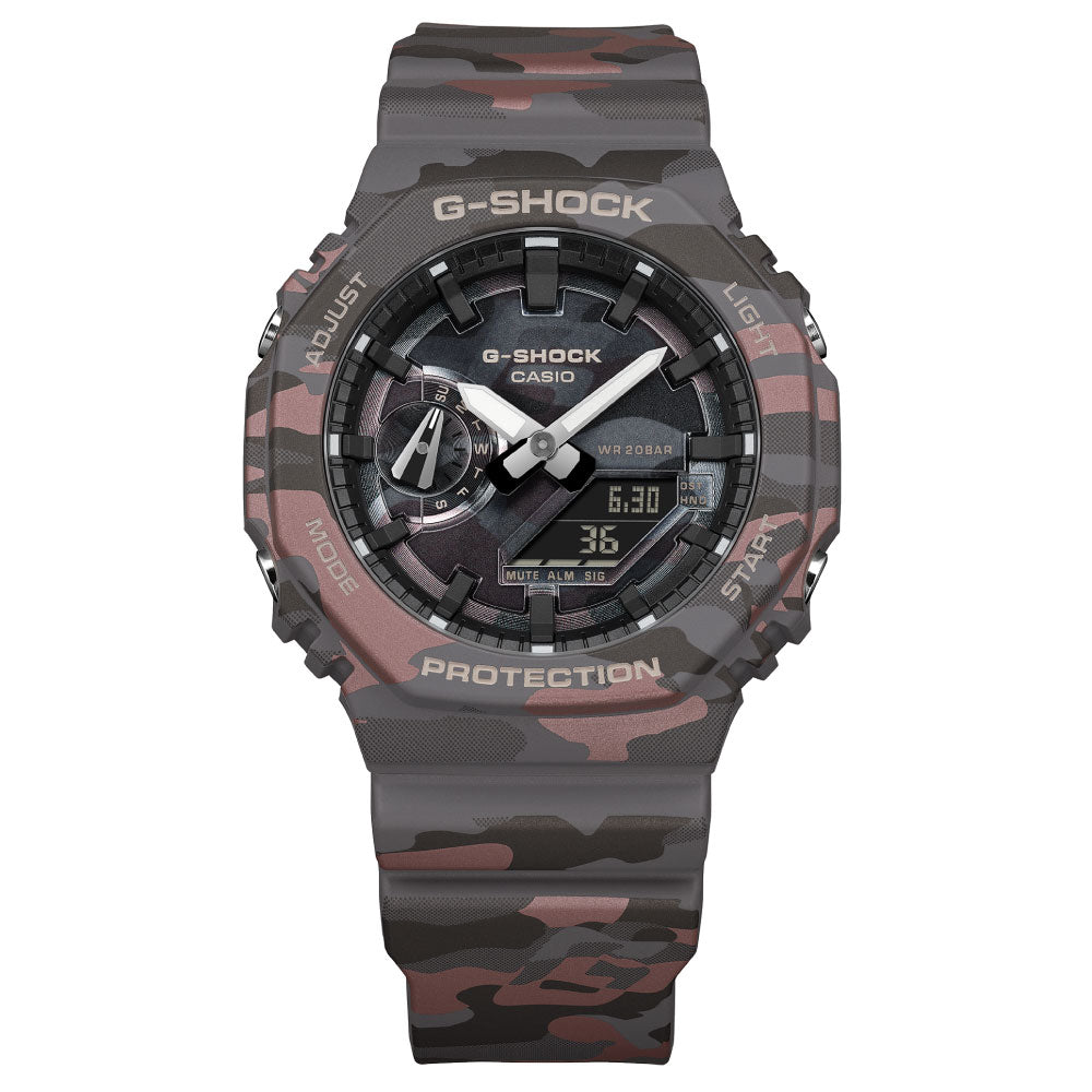 G-SHOCK ANALOG-DIGITAL 2100 Series GA-2100CMD-8AJF Original Camoflage