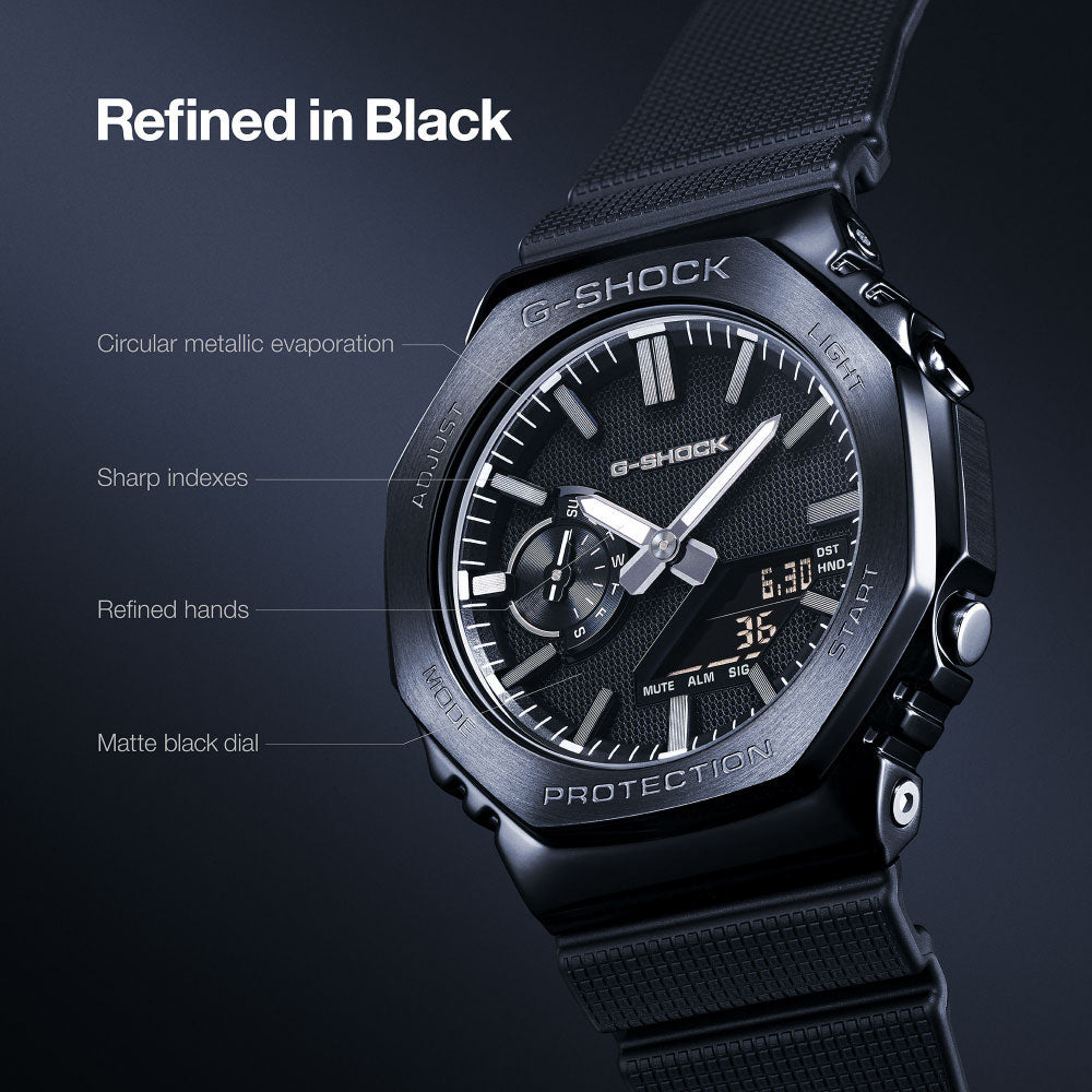 ＜2026年6月19日発売＞ G-SHOCK LUXE BLACK GA-2100LXB-1AJF ジーショック gショック カシオ 腕時計 メンズ