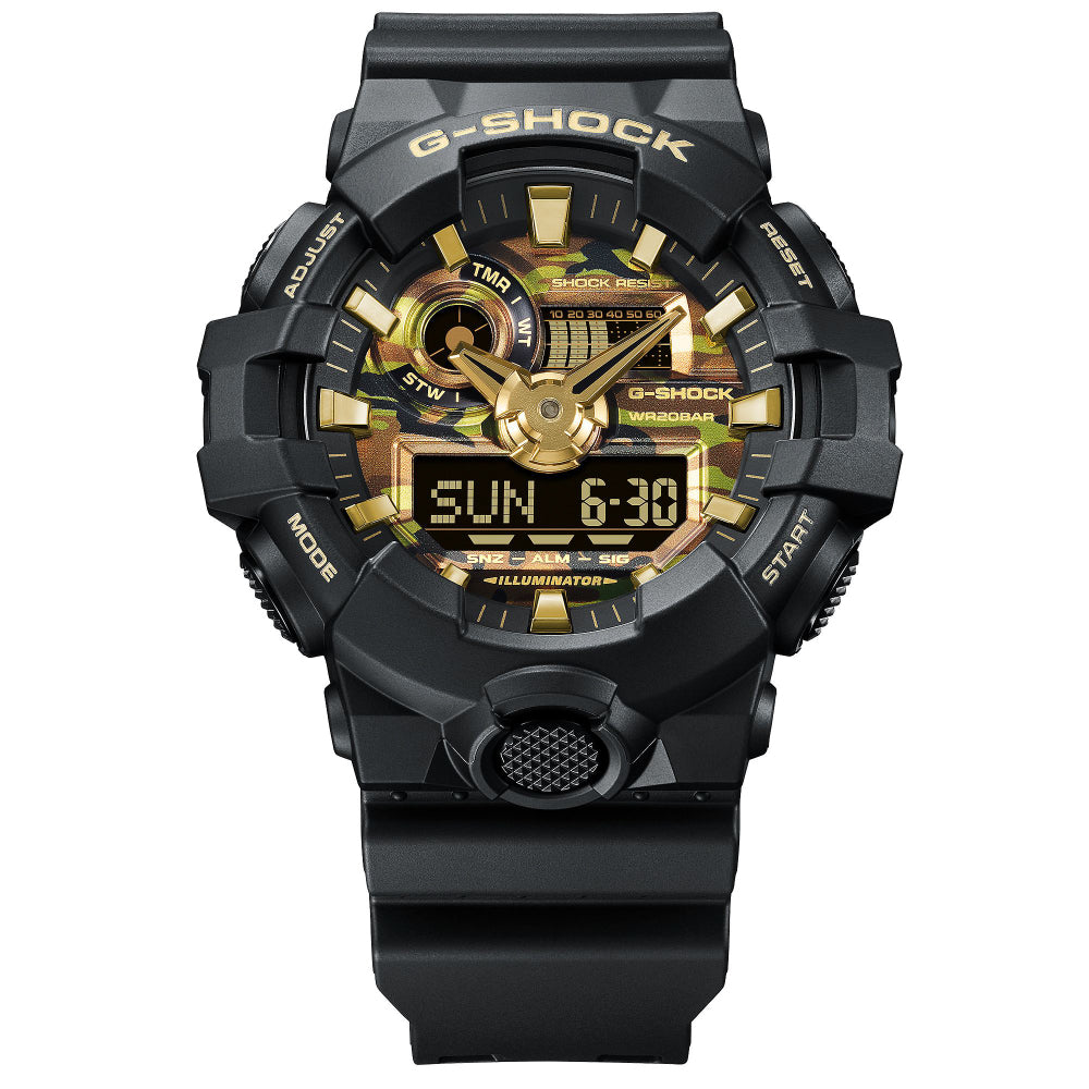 ＜2026年6月19日発売＞G-SHOCK CAMO DAIL SERIES GA-700CF-1AJF ジーショック gショック カシオ 腕時計 メンズ
