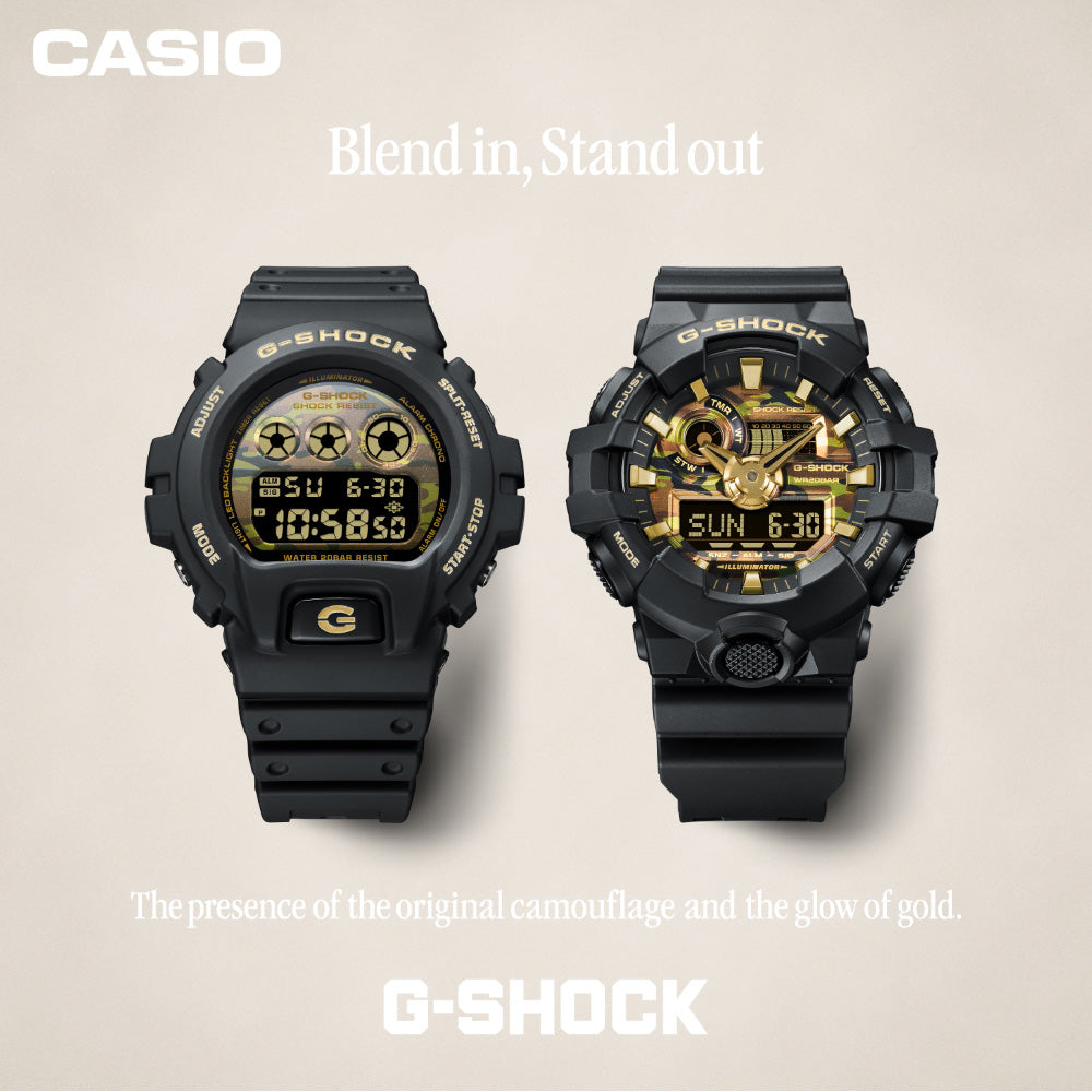 ＜2026年6月19日発売＞G-SHOCK CAMO DAIL SERIES GA-700CF-1AJF ジーショック gショック カシオ 腕時計 メンズ