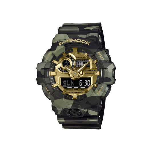 ＜2026年6月19日発売＞G-SHOCK CAMO & GOLD GA-700CMG-3AJF ジーショック gショック カシオ 腕時計 メンズ