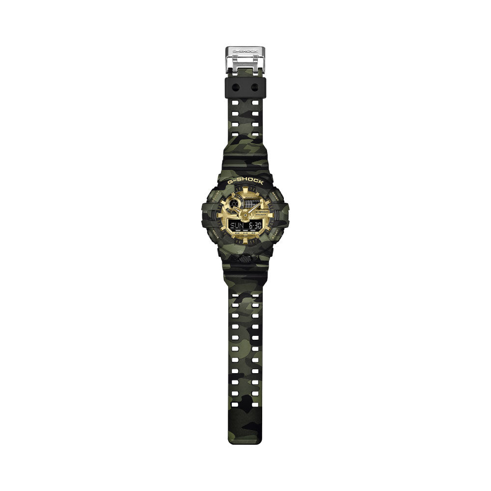 ＜2026年6月19日発売＞G-SHOCK CAMO & GOLD GA-700CMG-3AJF ジーショック gショック カシオ 腕時計 メンズ