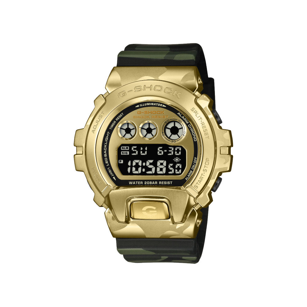 ＜2026年6月19日発売＞G-SHOCK CAMO & GOLD GM-6900CMG-3JF ジーショック gショック カシオ 腕時計 メンズ