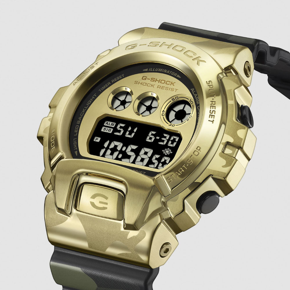 ＜2026年6月19日発売＞G-SHOCK CAMO & GOLD GM-6900CMG-3JF ジーショック gショック カシオ 腕時計 メンズ