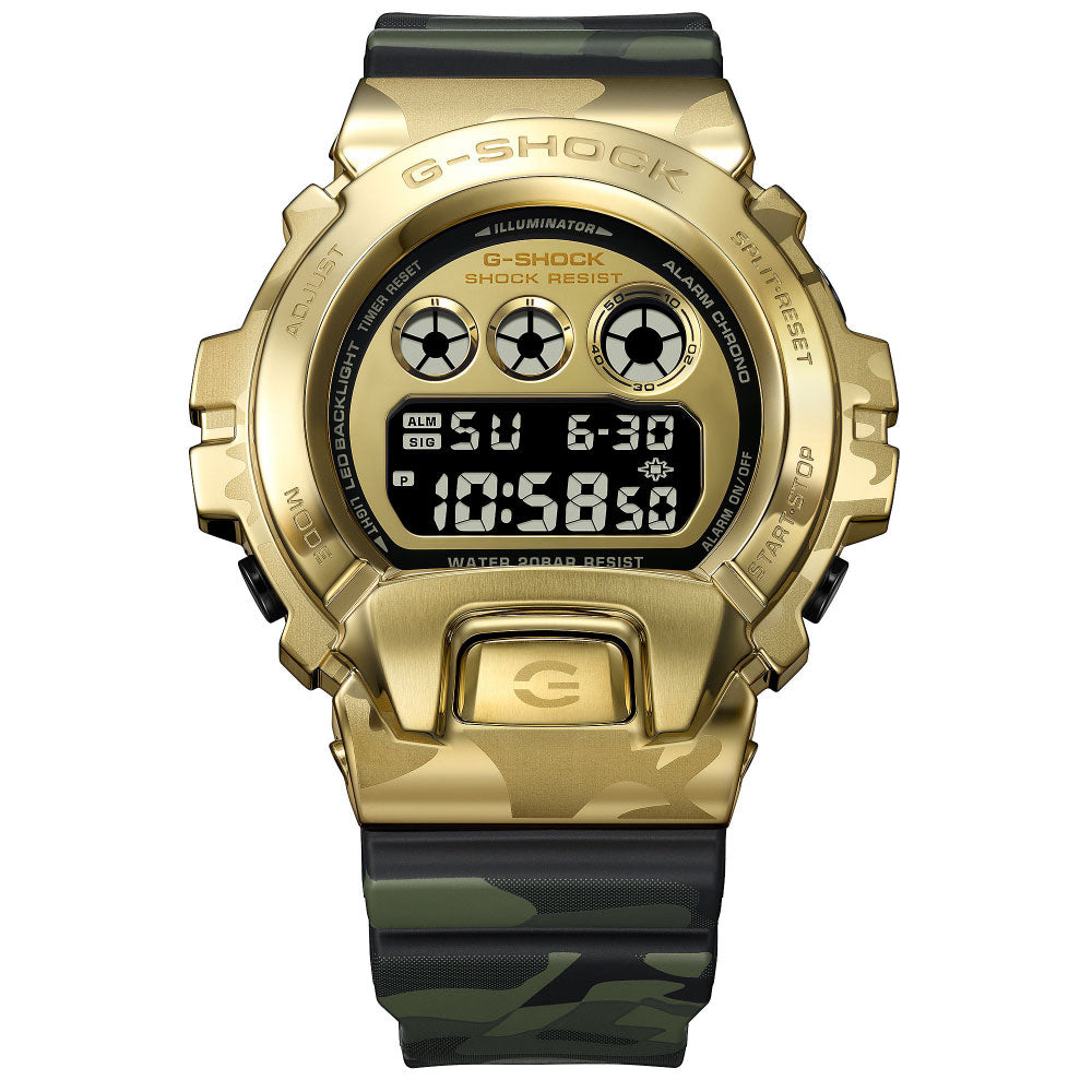 ＜2026年6月19日発売＞G-SHOCK CAMO & GOLD GM-6900CMG-3JF ジーショック gショック カシオ 腕時計 メンズ