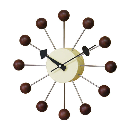 George Nelson Ball Clock Walnut GN397WB ジョージネルソン 壁掛け時計