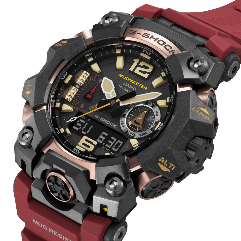 G-SHOCK Mudmaster デジタル腕時計 Carbon Fiber/Green Resin Mudmaster G-Shock Watch | Brinker's Jewelers