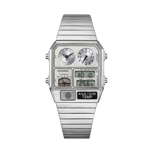 ＜2025年10月16日発売予定＞CITIZEN RECORD LABEL Metallic ANA-DIGI TEMP JG2101-51H 限定モデル500本 レコードレーベル アナデジテンプ 腕時計 メンズ