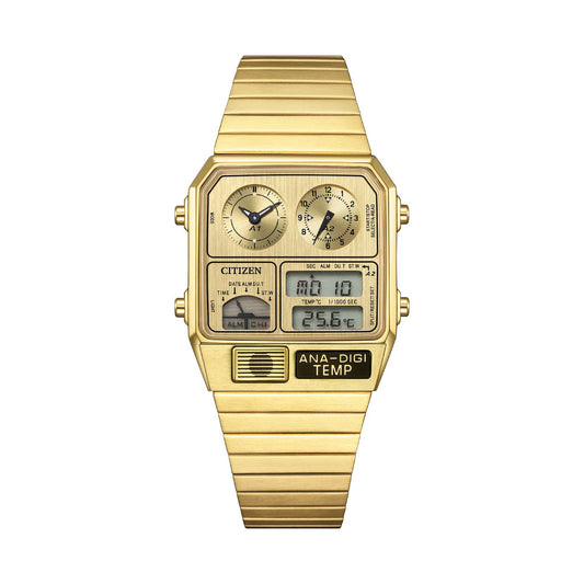 ＜2025年10月16日発売予定＞CITIZEN RECORD LABEL Metallic ANA-DIGI TEMP JG2103-56P 限定モデル400本 レコードレーベル アナデジテンプ 腕時計 メンズ