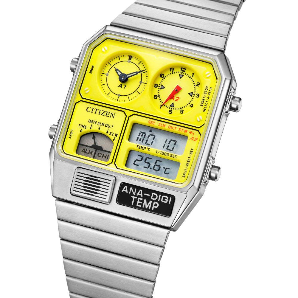 CITIZEN COLLECTION RECORD LABEL PLAYGROUND Edition JG2170-59Y 限定モデル500本 シチズン レコードレーベル サーモセンサー 腕時計 メンズ