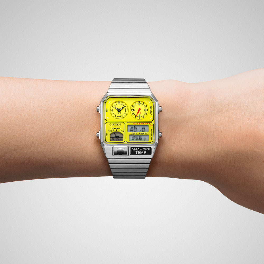 CITIZEN COLLECTION RECORD LABEL PLAYGROUND Edition JG2170-59Y 限定モデル500本 シチズン レコードレーベル サーモセンサー 腕時計 メンズ