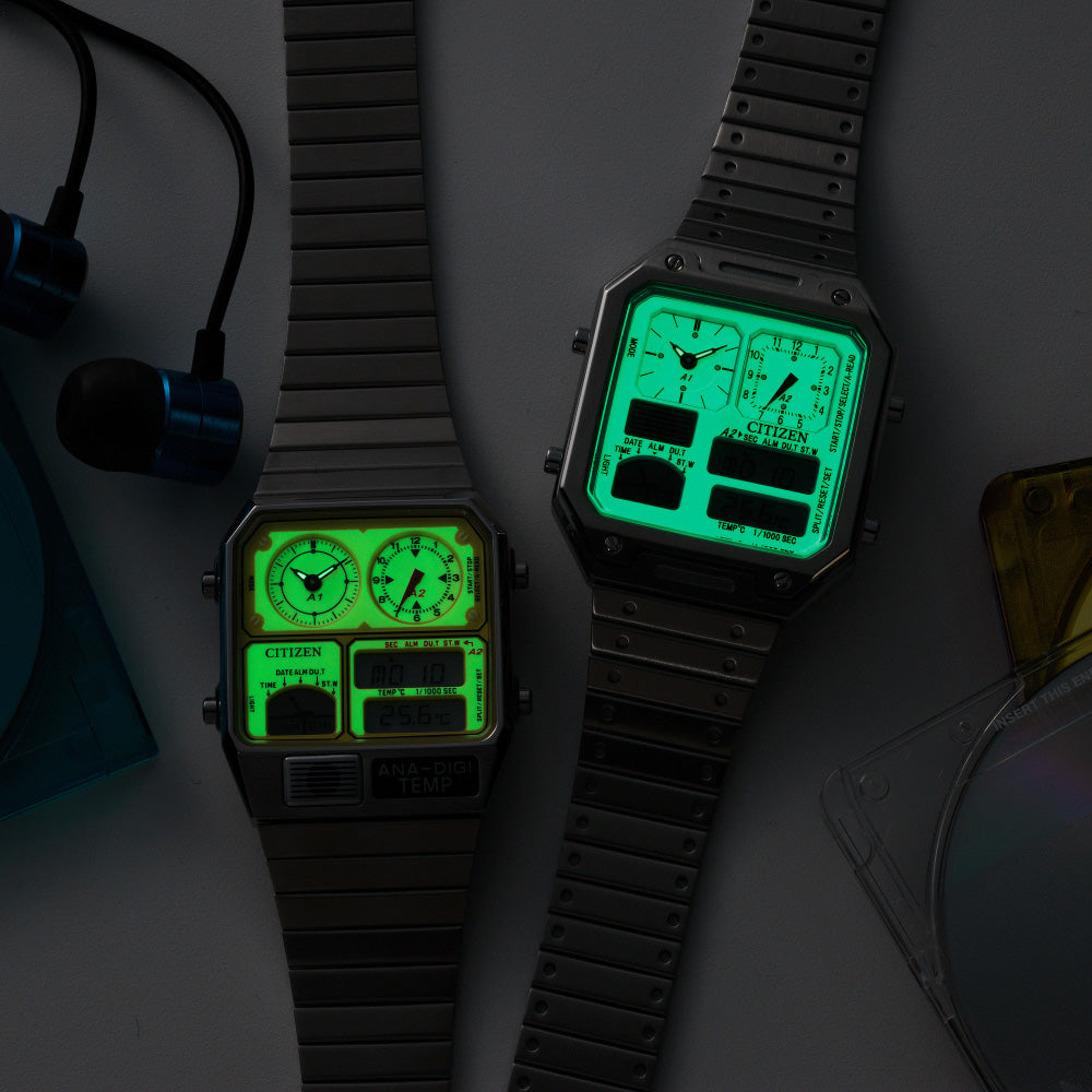 CITIZEN COLLECTION RECORD LABEL PLAYGROUND Edition JG2170-59Y 限定モデル500本 シチズン レコードレーベル サーモセンサー 腕時計 メンズ