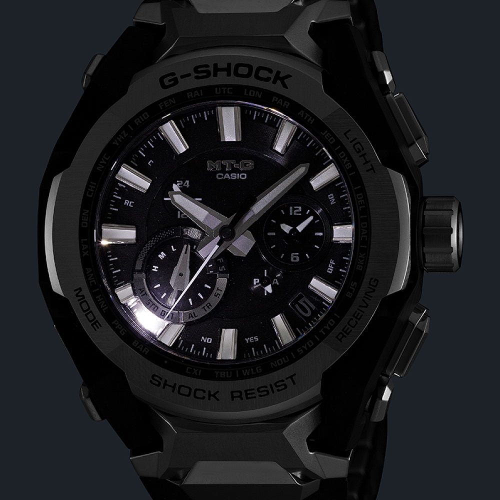 超人気モデル　カシオ　G-SHOCK　MTG-B4000D-1AJF Relógio G-SHOCK MTG-B4000D-1A *Solar e Safira
