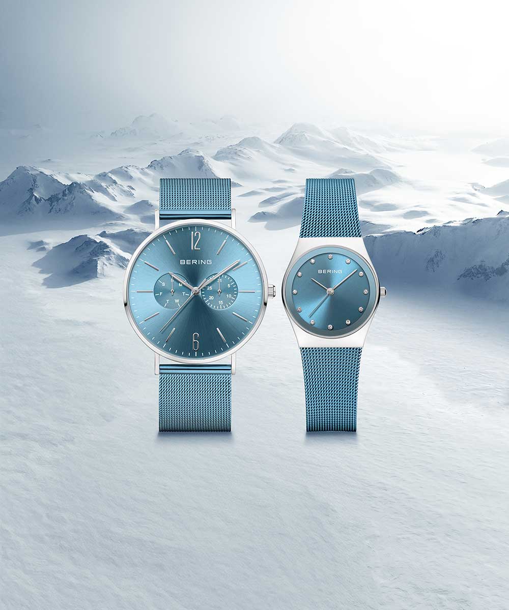 BERING Arctic Blue Pair Collection 14240-809-j 12927-308 ベーリング ペアウォッチ ベーリング 時計