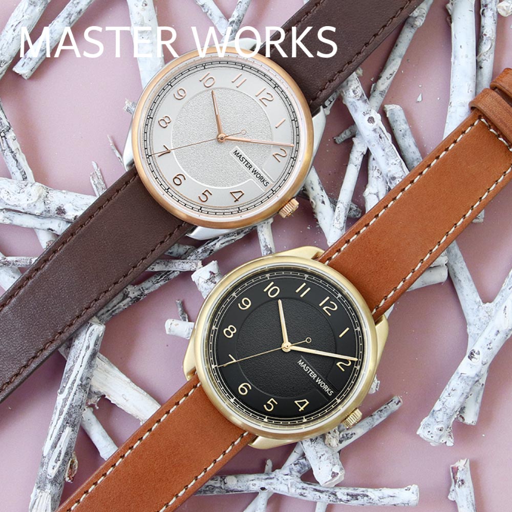 MASTER WORKS Quattro 003 MW06SRS-ECDBO8 MW06YB-ECLBO8 マスターワークス 腕時計 ペア